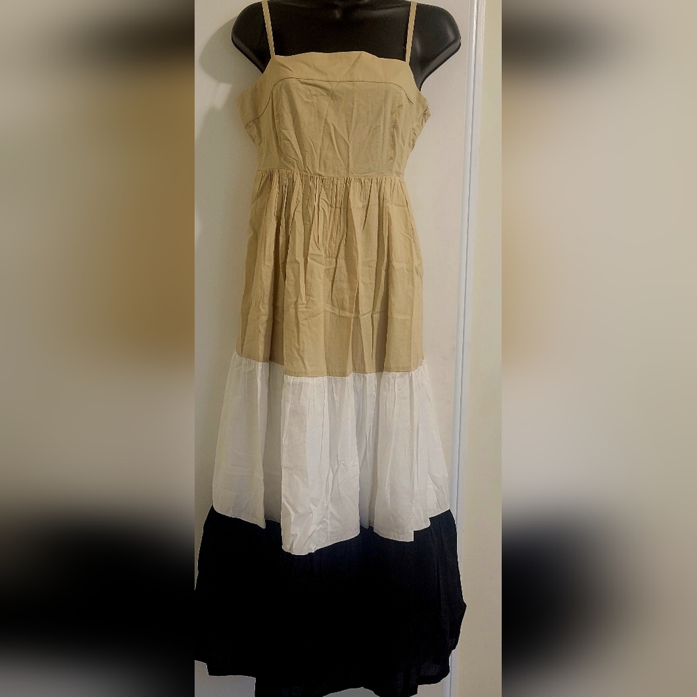 Colorblock sundress by J. Crew